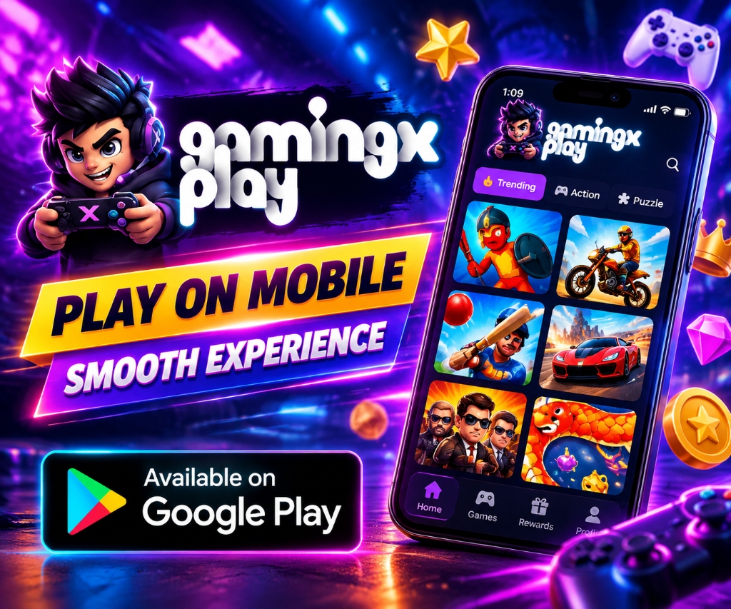 GamingXplay Mobile App - Play on Mobile Smooth Experience